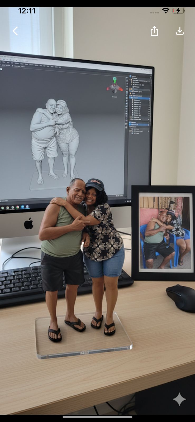 Miniatura 3D Realista - 3 a 4 pessoas